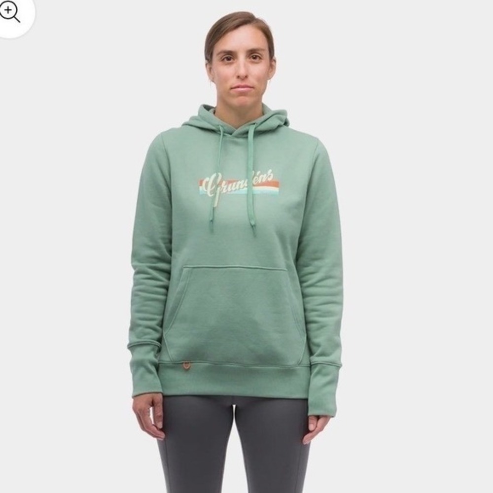 Grundéns Women's Seafoam Green Pullover Hoodie Logo Sweatshirt NWT S
